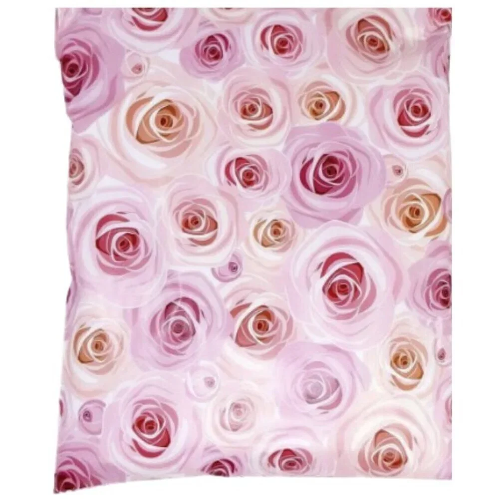 Poly Mailers 6x9 (25) New Roses Printed Shipping Poly Bags